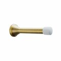 Pamex 3-1/8in Heavy Duty Spring Door Stop Bright Brass Finish DD0231PB